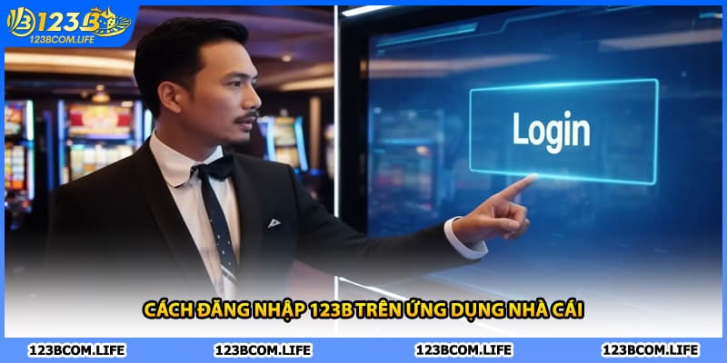 Cách đăng nhập 123B trên ứng dụng nhà cái